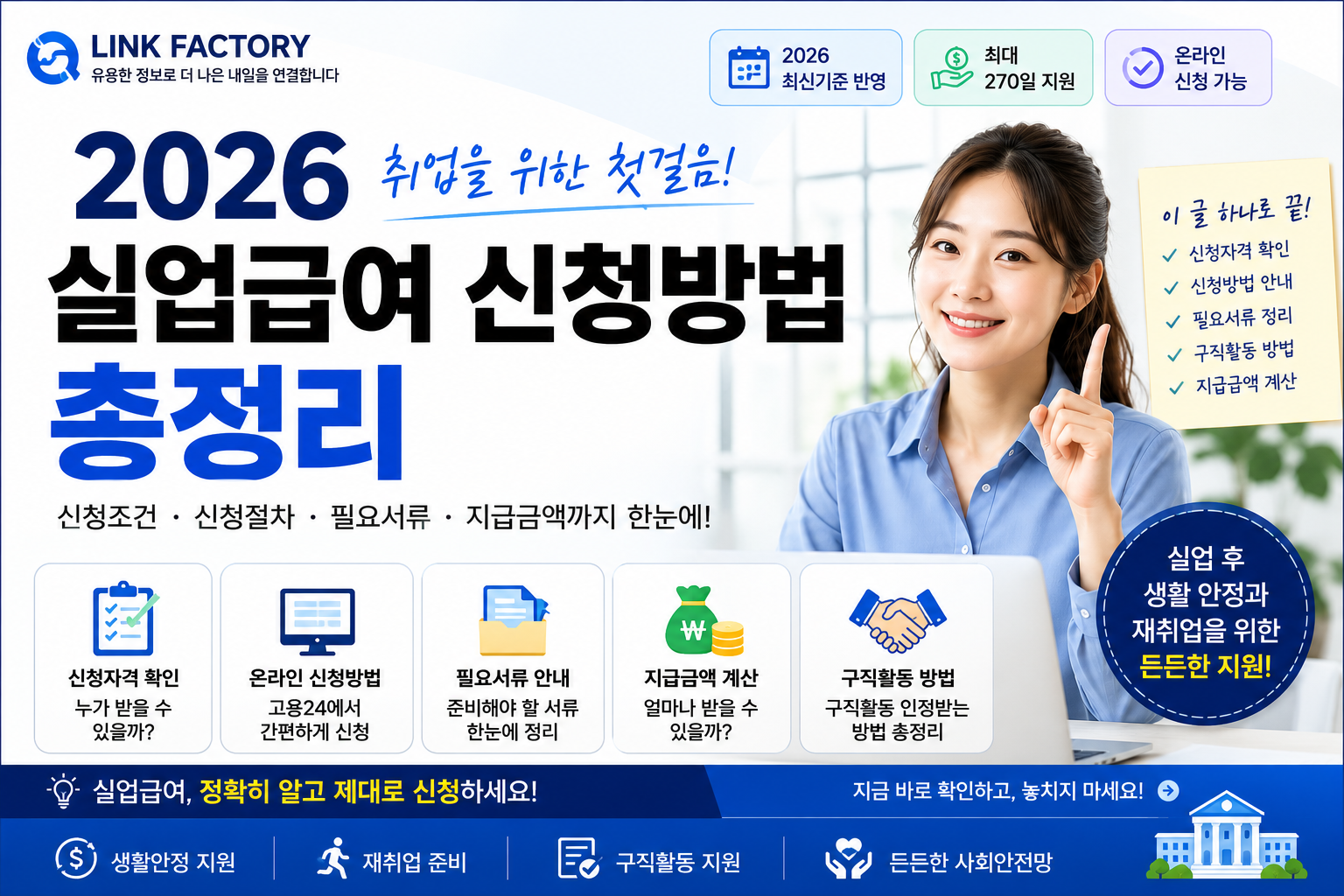 실업급여 신청방법, 고용24 온라인과 고용센터 방문 중 선택 기준