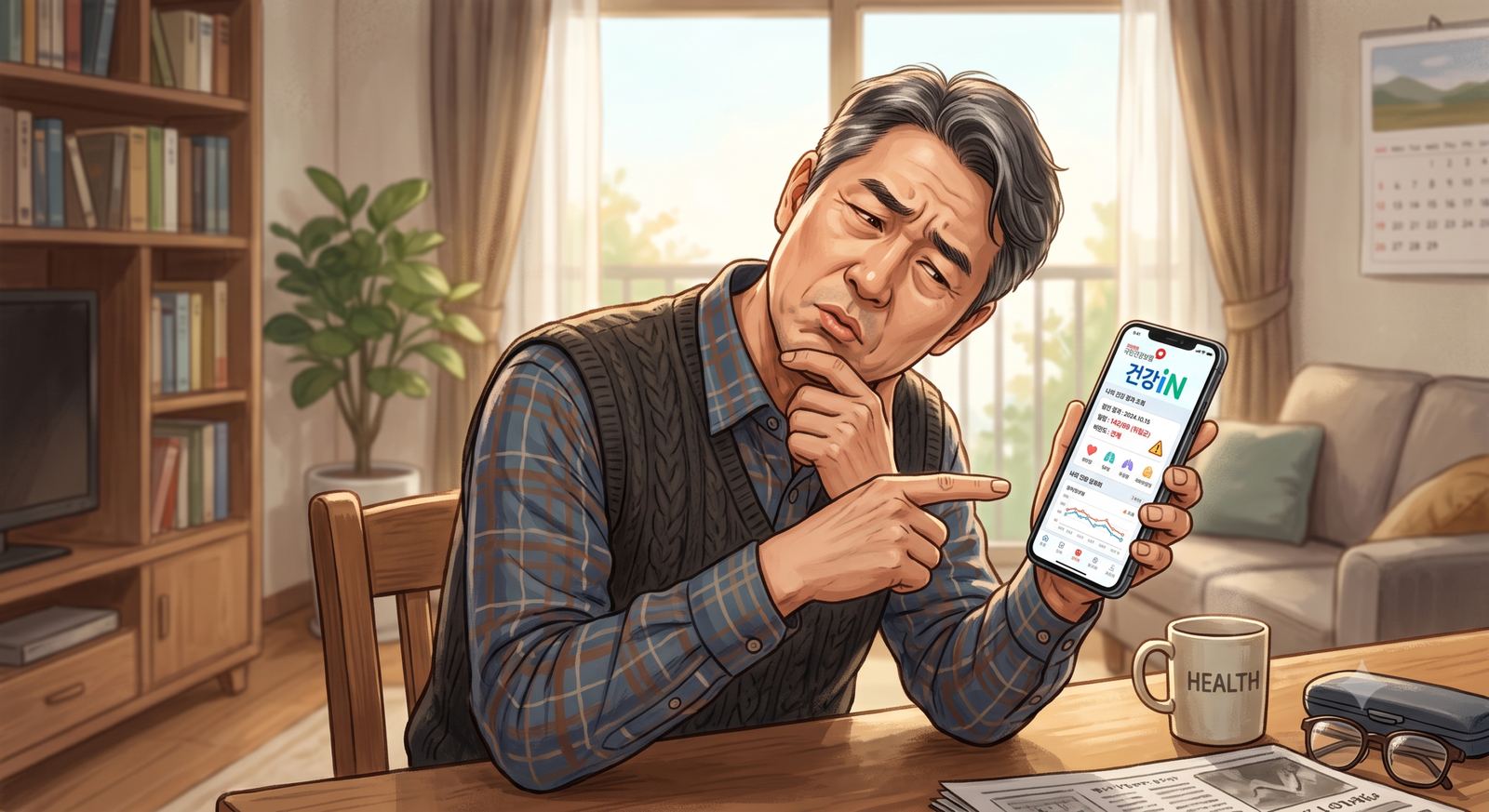 국가건강검진 대상자 확인, 58세 박씨가 실제로 겪은 과정