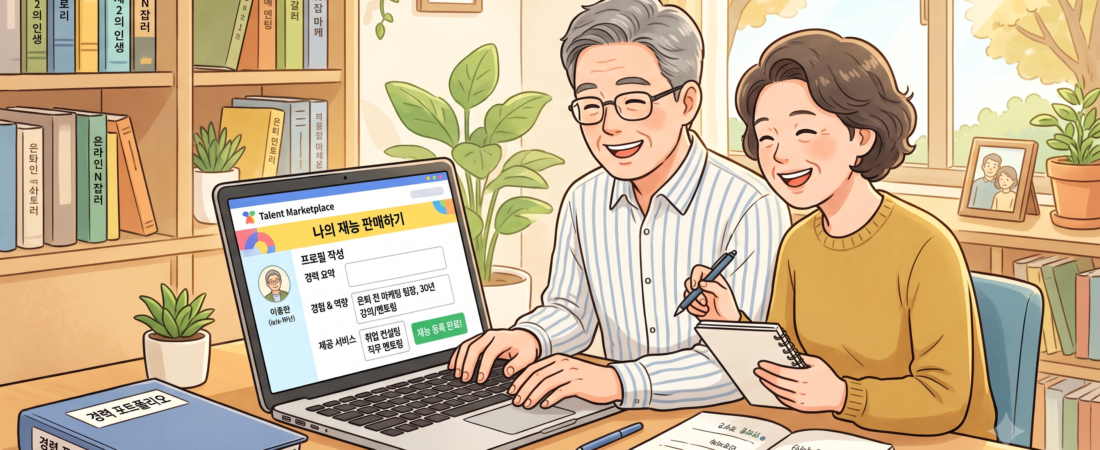 중장년 재능마켓 부업 | 크몽·숨고·탈잉 수수료 비교 (2026)