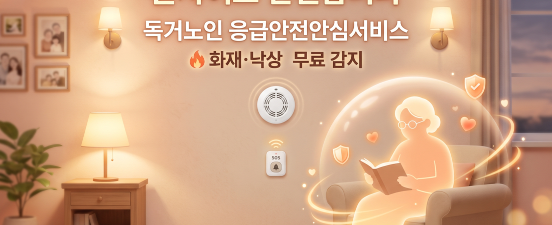 독거노인 응급안전안심서비스 신청방법 총정리, 소득 상관없이 무료 설치받는 법