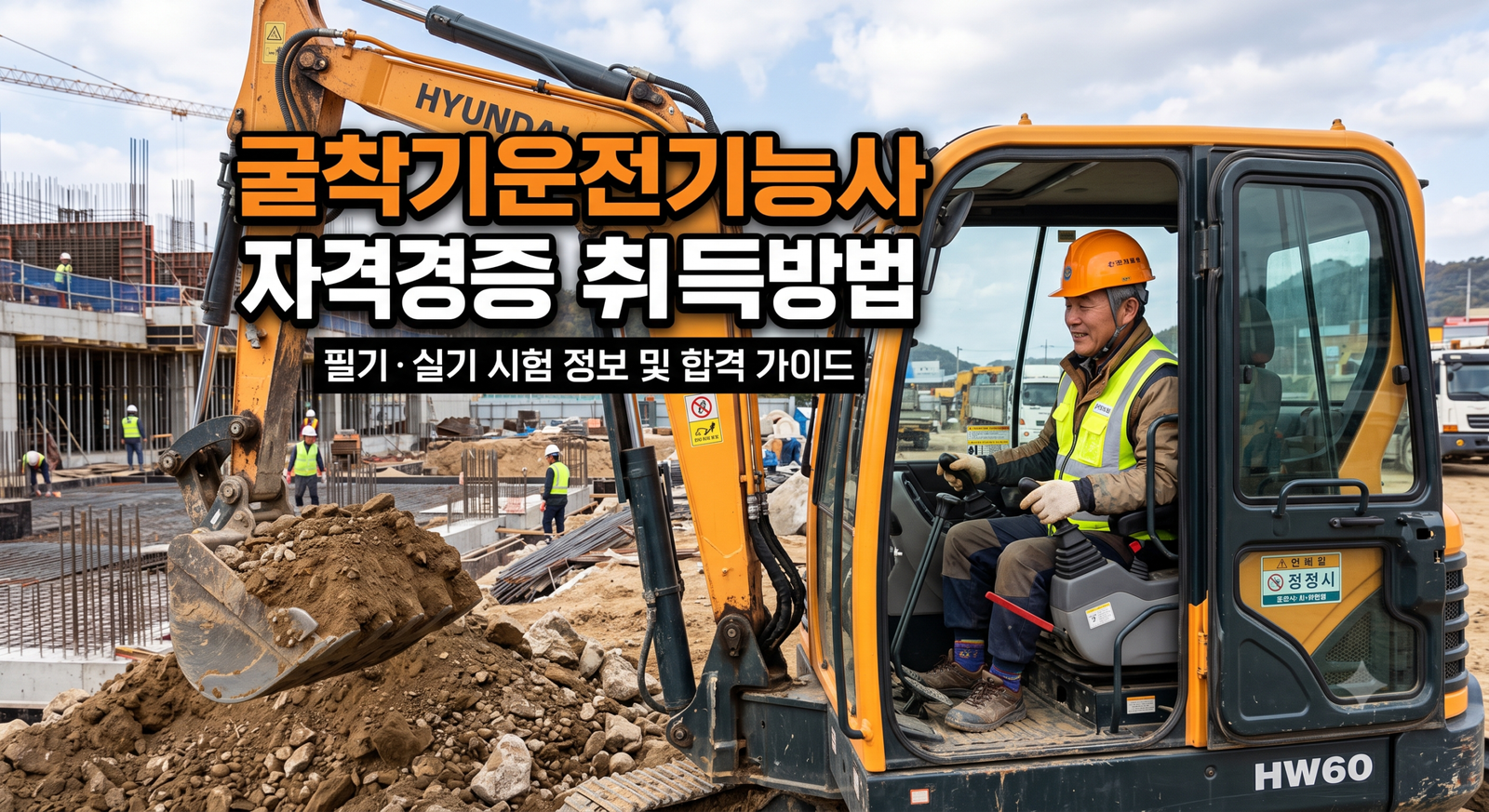 굴착기운전기능사 자격증 취득방법 총정리, 상시검정으로 빠르게 도전하는 법