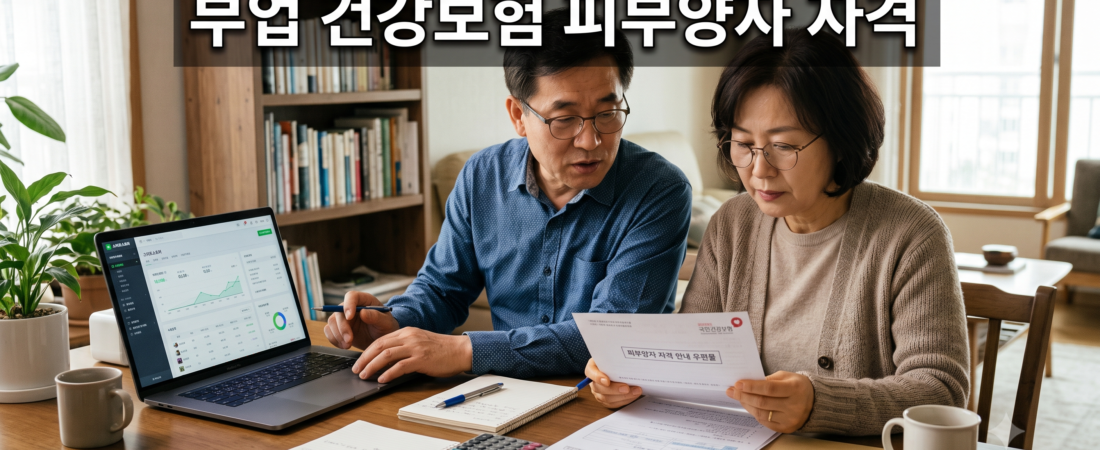 부업 건강보험 피부양자 자격 확인법, 사업자등록이 가르는 기준