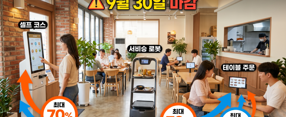 소상공인 스마트상점 기술보급사업 신청방법, 키오스크 최대 700만원 지원