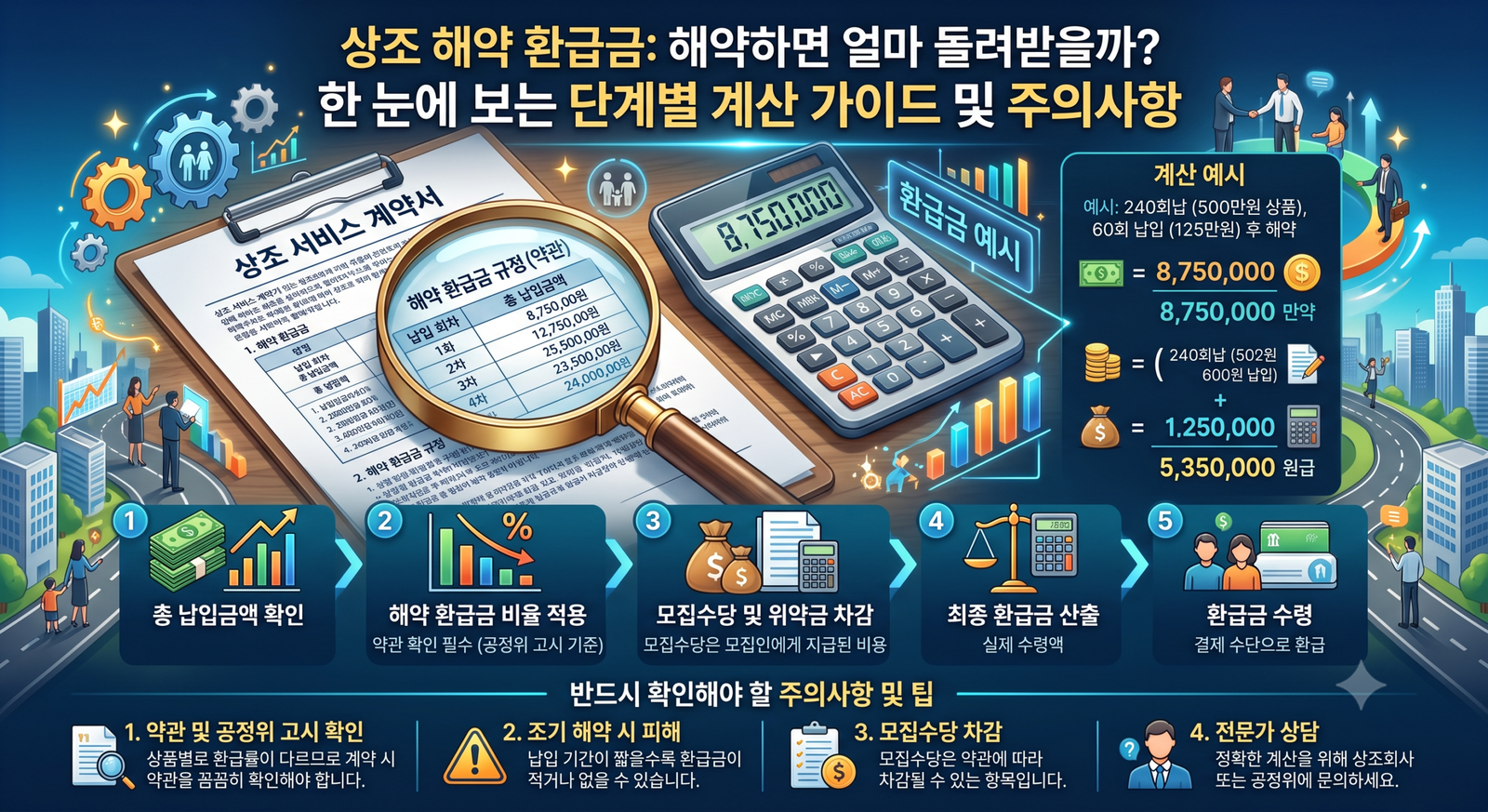 상조회사 가입 시 주의사항, 해약하면 얼마 돌려받을까